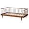 Baxton Studio Matilda Mid-Century Modern Ash Walnut Finished Wood Twin Size Daybed 236-12781-ZORO - alternate 6